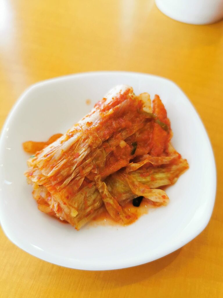 Kimchi coreano fermentado