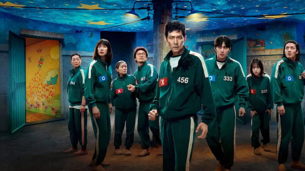 Scene from the survival drama Squid Game (Netflix)