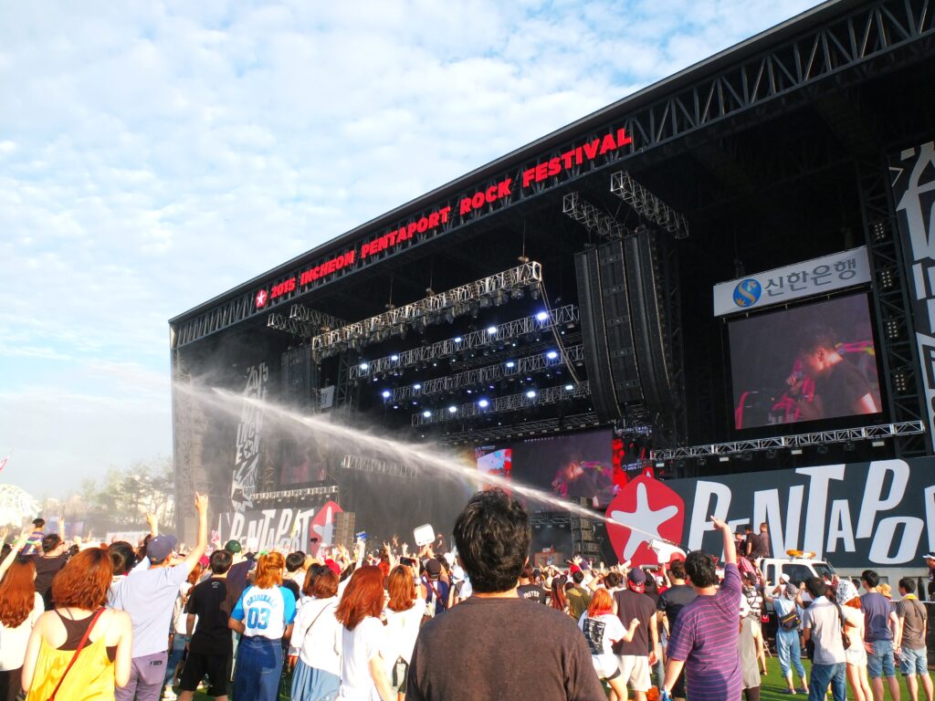 The Incheon Pentaport Rock Festival, Korea's biggest rock festival. (Wikimedia Commons)