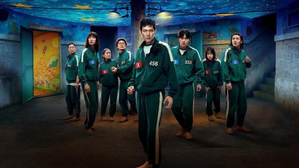 Key art still from Netflix Squid Game (Netflix)