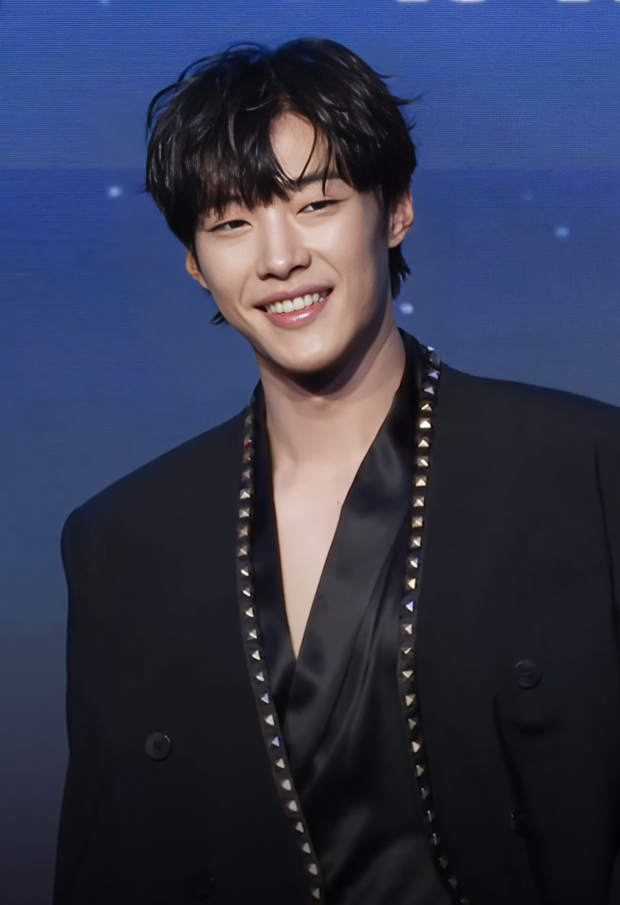 Woo Do-hwan (우도환), who leads Bloodhounds as boxer Kim Gun-woo, in November 2024. Press photo, not a still from the show. (Photo: TV10, CC BY 3.0 via Wikimedia Commons)