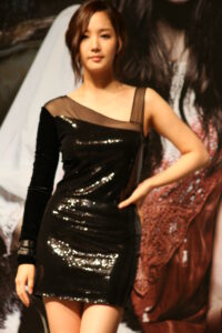 Park Min-young at a press conference in 2011. (Photo: KIYOUNG KIM, CC BY 2.0, via Wikimedia Commons)